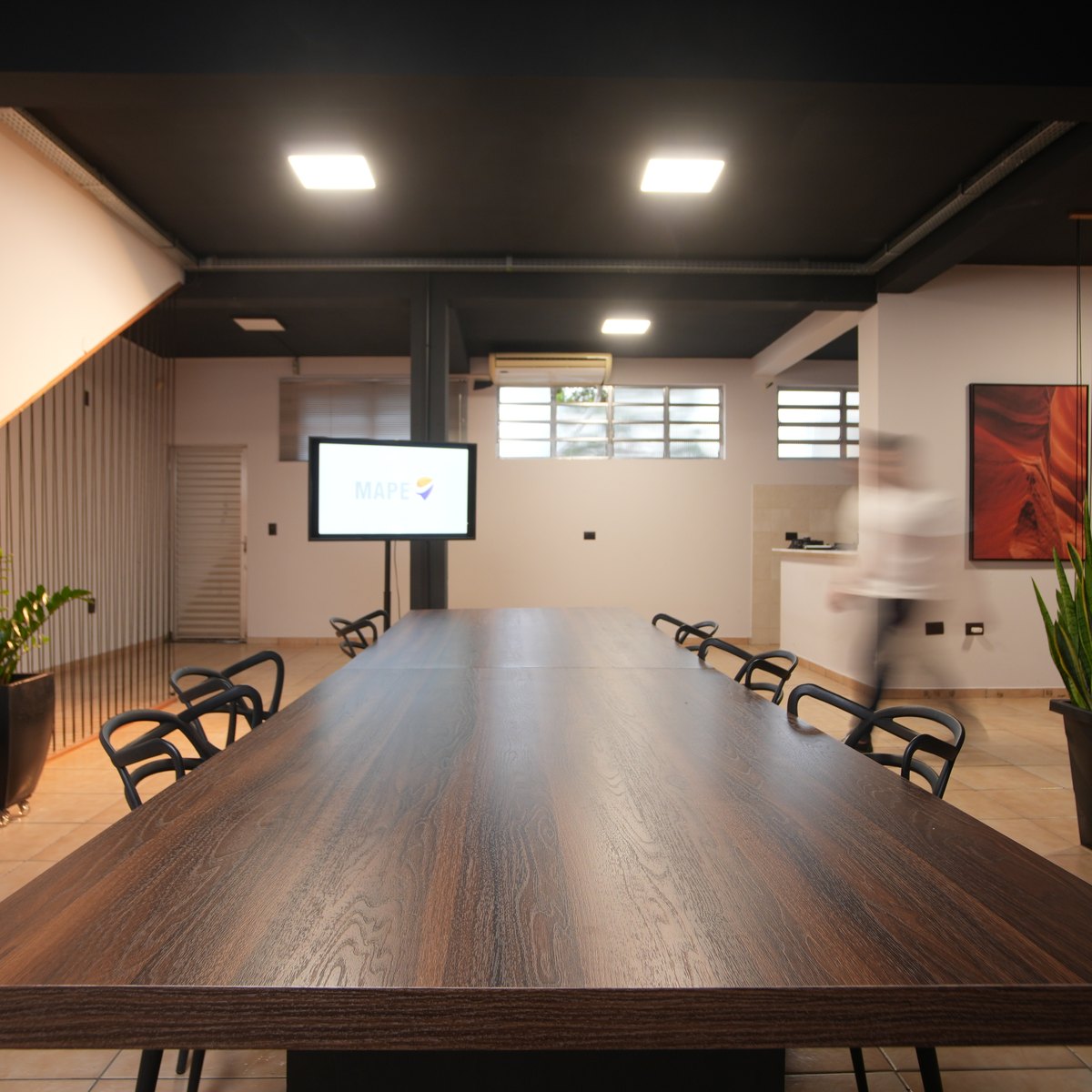 Espaço para eventos corporativos e workshops da Mape